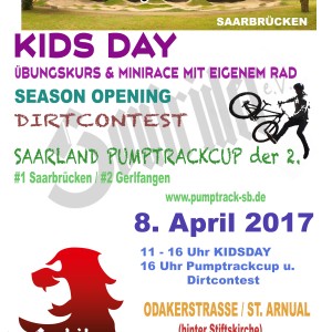 Kids Day am Pumptrack Saarbrücken – 8 April